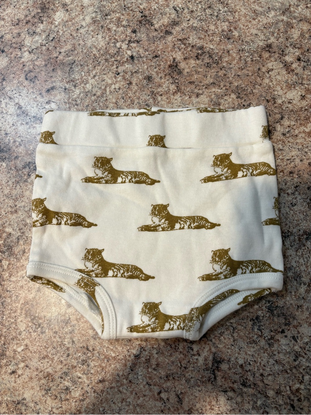 kate quinn Cream Bloomers with Gold Tiger Print